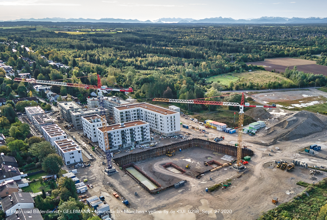 27.09.2020 - Baustelle Alexisquartier in Neuperlach